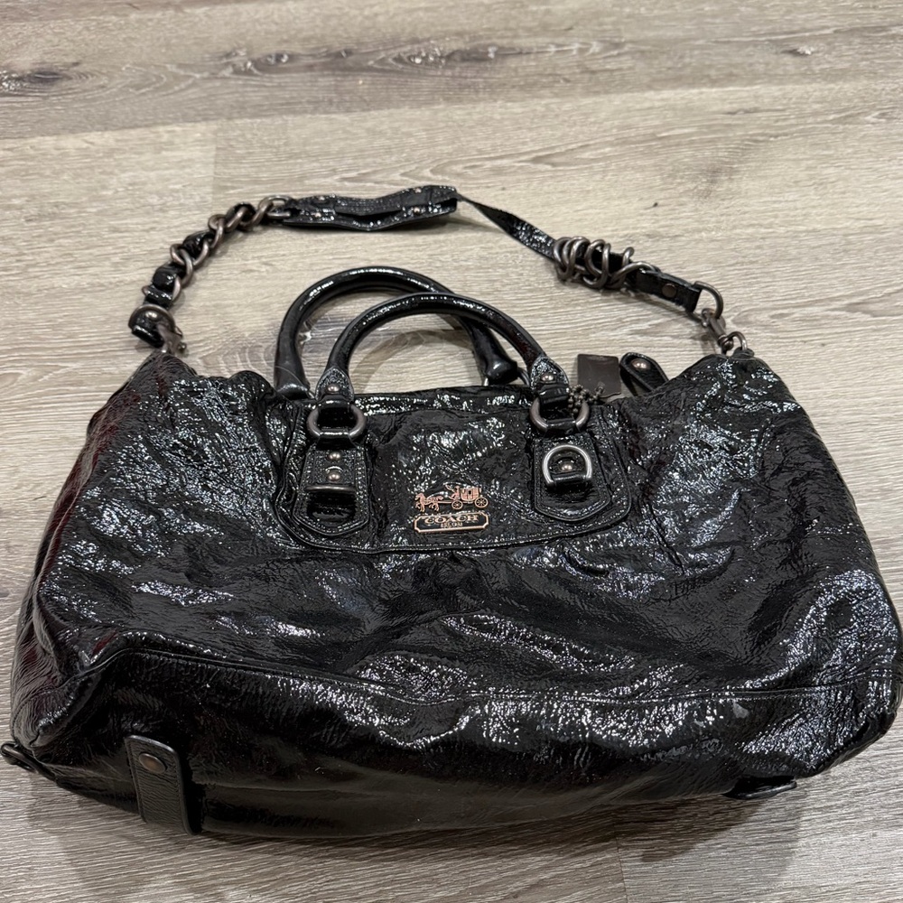 Coach Kristin Patent Leather Tote (Style 12948) — excellent condition - Picture 2 of 5
